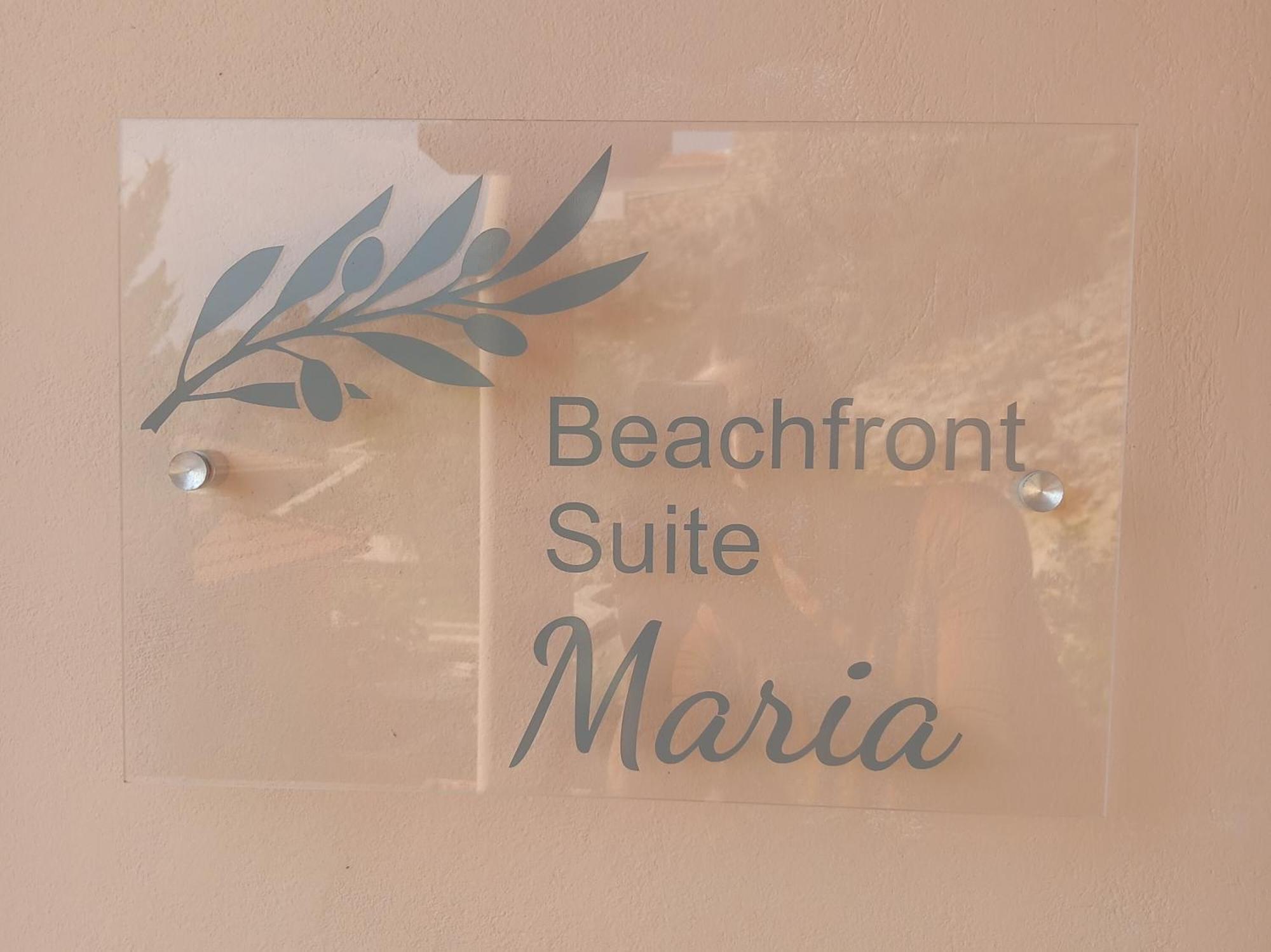 Paralio Astros Beachfront Suite Xiropigado Quarto foto
